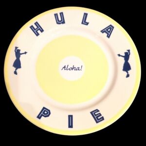 HULA Pie Aloha Vintage Buffalo China Plate